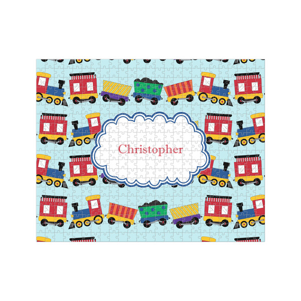 Custom Trains 500 pc Jigsaw Puzzle (Personalized)