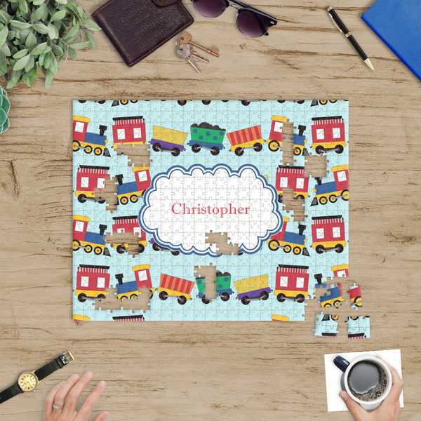 Trains Jigsaw Puzzle 500 Piece - In Context