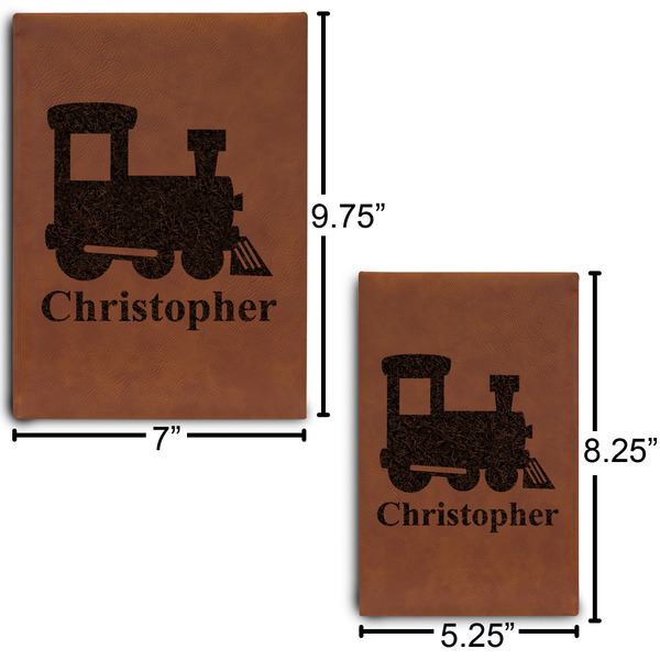 Trains Journal Size Comparisons w/ Dimensions