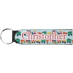 Trains Neoprene Keychain Fob (Personalized)