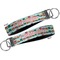 Trains Key-chain - Metal and Nylon - Front and Back