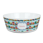 Trains Kid's Bowl (Personalized)