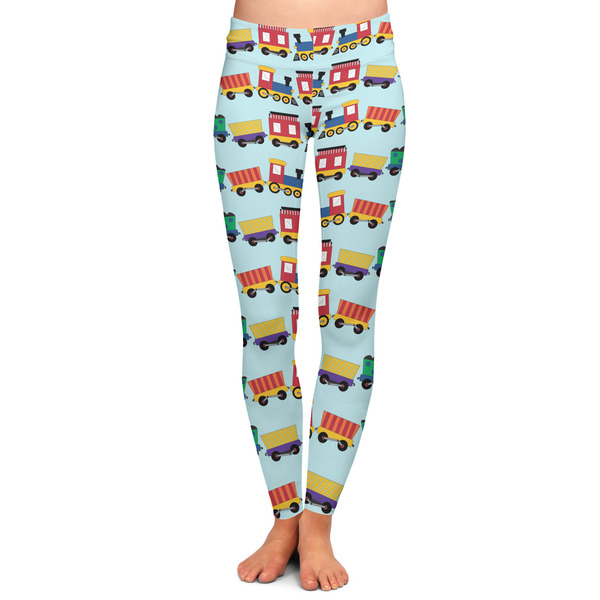 Custom Trains Ladies Leggings - 2X-Large