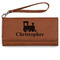 Trains Ladies Leatherette Wallet - Laser Engraved (Personalized)