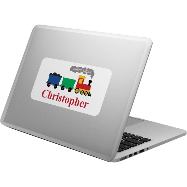 Custom Trains Laptop Decal (Personalized)