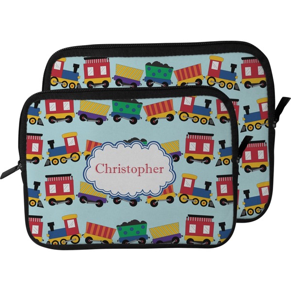Trains Laptop Sleeve (Size Comparison)