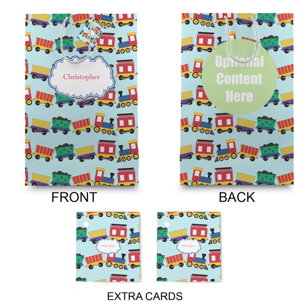 Trains Large Gift Bag - Approval