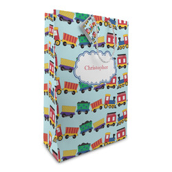 Trains Large Gift Bag (Personalized)