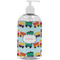 Trains Plastic Soap / Lotion Dispenser (16 oz - Large - White) (Personalized)