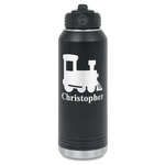 Trains Water Bottles - Laser Engraved (Personalized)