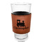 Trains Laserable Leatherette Mug Sleeve - In pint glass for bar