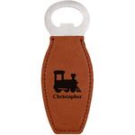 Trains Leatherette Bottle Opener (Personalized)