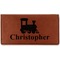 Trains Leatherette Checkbook Holder (Personalized)