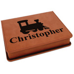 Trains Leatherette 4-Piece Wine Tool Set (Personalized)