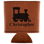 Trains Leatherette Can Sleeve (Personalized)
