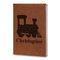 Trains Leatherette Journal - Large - Double Sided (Personalized)