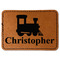 Trains Leatherette Patches - Rectangle