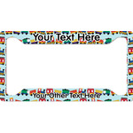 Trains License Plate Frame (Personalized)
