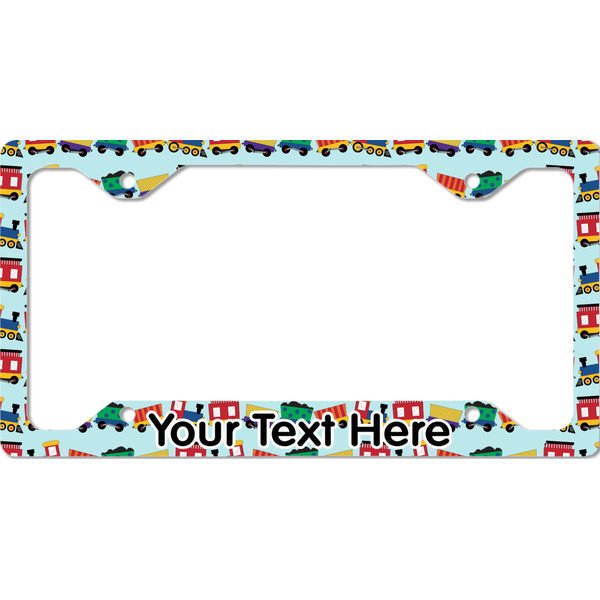 Trains License Plate Frame - Style C
