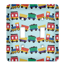 Trains Light Switch Cover (2 Toggle Plate)