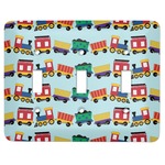 Trains Light Switch Cover (3 Toggle Plate)