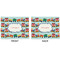 Trains Linen Placemat - APPROVAL (double sided)