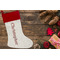 Trains Linen Stocking w/Red Cuff - Flat Lay (LIFESTYLE)
