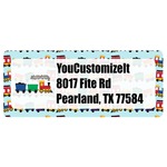 Trains Return Address Labels (Personalized)