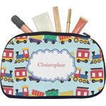 Trains Makeup / Cosmetic Bag - Medium (Personalized)