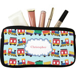 Trains Makeup / Cosmetic Bag (Personalized)