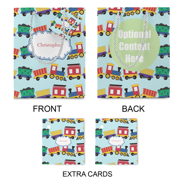Trains Medium Gift Bag - Approval