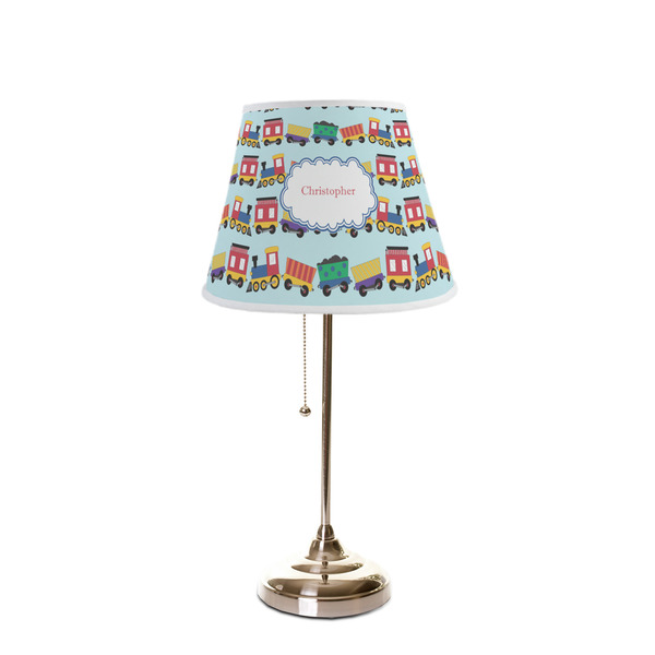 Trains Poly Film Empire Lampshade - On Stand