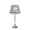 Trains Poly Film Empire Lampshade - On Stand
