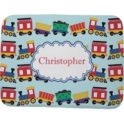 Trains Memory Foam Bath Mat - 48"x36" (Personalized)