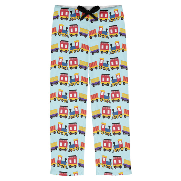 Custom Trains Mens Pajama Pants - S