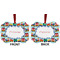 Trains Metal Benilux Ornament - Front and Back (APPROVAL)
