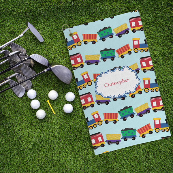 Trains Microfiber Golf Towels - LIFESTYLE
