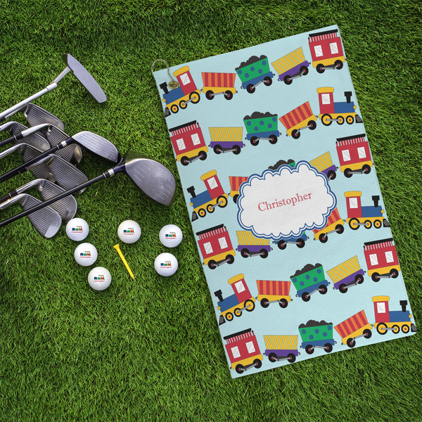 Trains Microfiber Golf Towels - LIFESTYLE