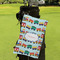 Trains Microfiber Golf Towels - Small - LIFESTYLE