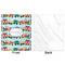 Trains Minky Blanket - 50"x60" - Single Sided - Front & Back