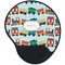 Trains Mouse Pad with Wrist Support - Main