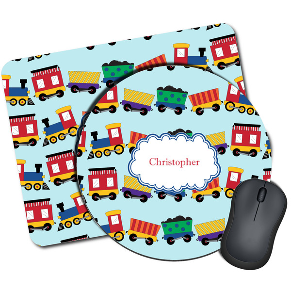 Custom Trains Mouse Pad (Personalized)