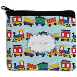 Trains Rectangular Coin Purse (Personalized)