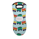 Trains Neoprene Oven Mitt w/ Name or Text