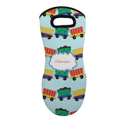Trains Neoprene Oven Mitt w/ Name or Text