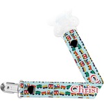 Trains Pacifier Clip (Personalized)