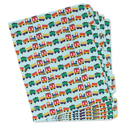 Trains Binder Tab Divider - Set of 5 (Personalized)