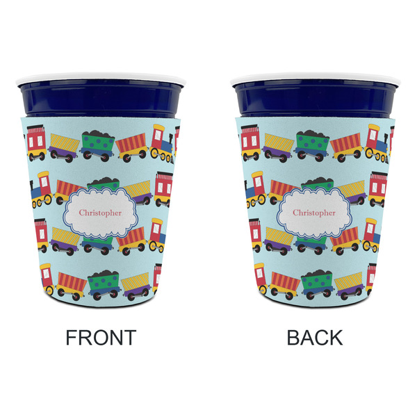 Trains Party Cup Sleeves - without bottom - Approval