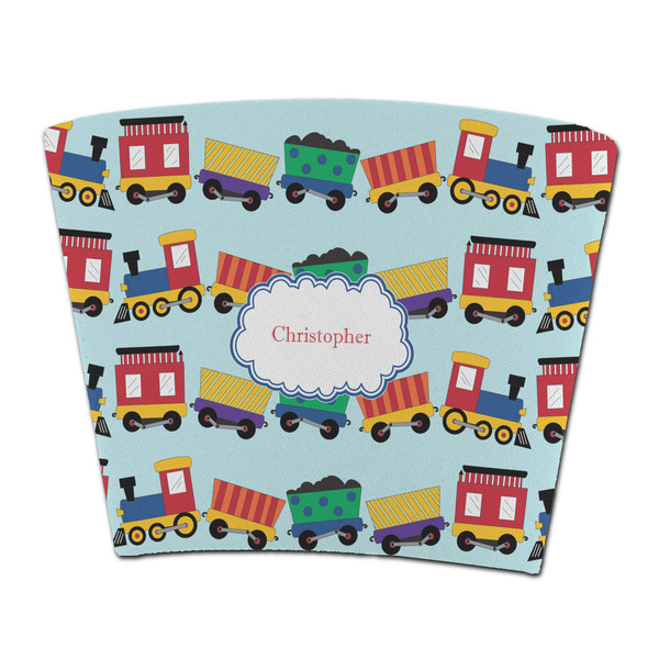 Custom Trains Party Cup Sleeve - without bottom (Personalized)