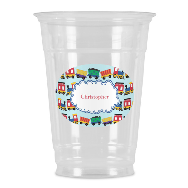 Custom Trains Party Cups - 16oz (Personalized)